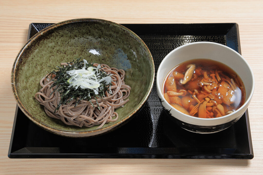 きのこつけ汁そば