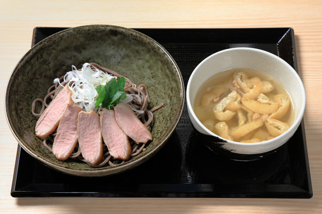 柚子塩つけ汁 鴨そば